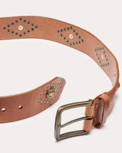 Ramy Brook Paulette Leather Belt Saddle Fashion