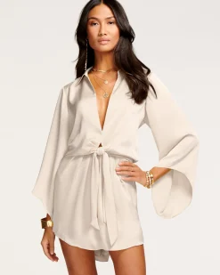 Ramy Brook Penny Bell Sleeve Mini Dress Clearance