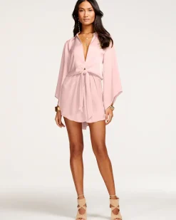 Ramy Brook Penny Bell Sleeve Mini Dress Clearance