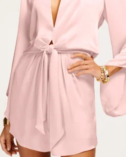 Ramy Brook Penny Bell Sleeve Mini Dress Clearance