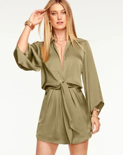 Ramy Brook Penny Bell Sleeve Mini Dress Clearance