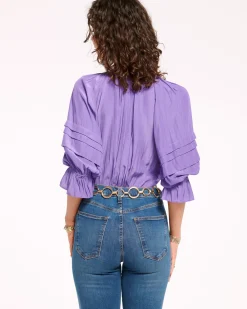 Ramy Brook Randi Puff Sleeve Top Hot