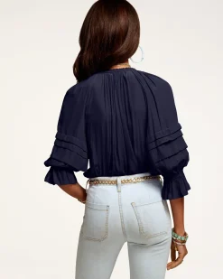 Ramy Brook Randi Puff Sleeve Top Hot