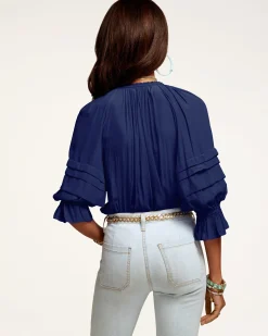 Ramy Brook Randi Puff Sleeve Top Hot