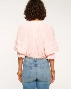 Ramy Brook Randi Puff Sleeve Top Hot