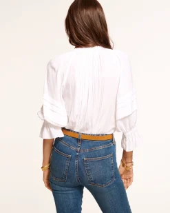 Ramy Brook Randi Puff Sleeve Top Hot