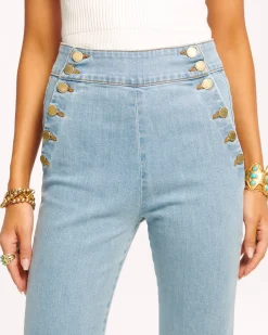Ramy Brook Romee High Waisted Flare Jean Darkwash Discount