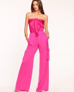 Ramy Brook Rumer Wide Leg Cargo Pant Discount