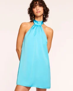 Ramy Brook Sam Halter Mini Dress Fashion
