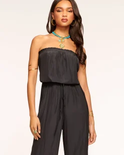 Ramy Brook Selma Strapless Jumpsuit Black Fashion