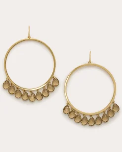 Ramy Brook Shani Hoop Earrings Blackdiamond Sale