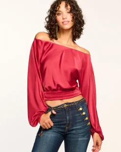 Ramy Brook Sonja Off-The-Shoulder Top Hot