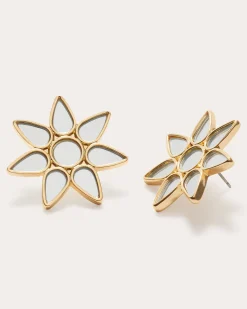 Ramy Brook Star Mirrored Studs Gold Online