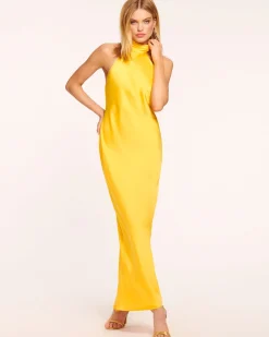 Ramy Brook Tatiana High Neck Gown Best