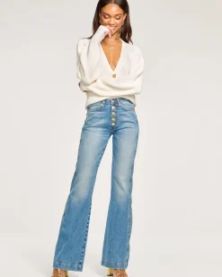 Ramy Brook Tatum Wide Leg Jean Clearance