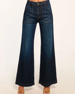 Ramy Brook Theodora Wide Leg Jean New