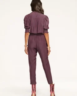 Ramy Brook Tracey Puff Sleeve Jumpsuit Clearance