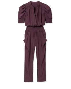 Ramy Brook Tracey Puff Sleeve Jumpsuit Clearance