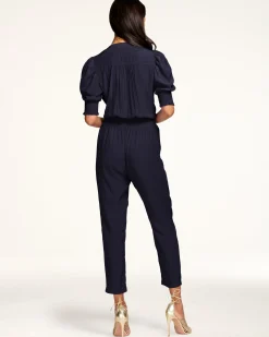 Ramy Brook Tracey Puff Sleeve Jumpsuit Clearance