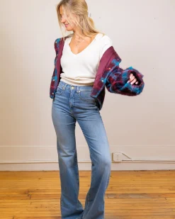 Ramy Brook Tyra High Waisted Flare Jean Discount