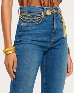 Ramy Brook Tyra High Waisted Flare Jean Discount