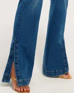 Ramy Brook Tyra High Waisted Flare Jean Discount