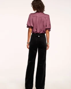 Ramy Brook Velvet Theodora Wide Leg Jean Sale