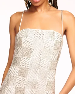 Ramy Brook Verlo Beaded Gown Silverbead Hot