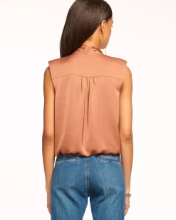 Ramy Brook Winnet V-Neck Sleeveless Top Outlet