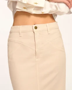 Ramy Brook Xavier Denim Maxi Skirt New