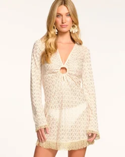 Ramy Brook Zig Zag Cassie Coverup Mini Dress Clearance