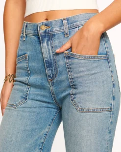 Ramy Brook Zoey Wide Leg Jean Lightwash Fashion